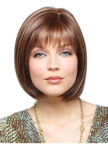 Bob Wigs For Sale Soft Straight Auburn Best Quality Synthetic Lace Front Wigs