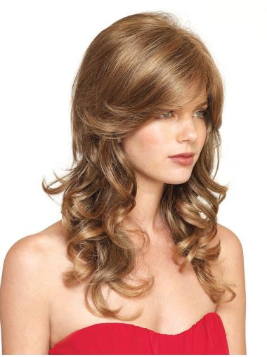 Long Best Curly Wig Synthetic With Bangs Long Blonde Wig
