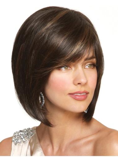 Bob Wigs Afortable Straight Synthetic Hairstyles Petite Lace Front Wigs