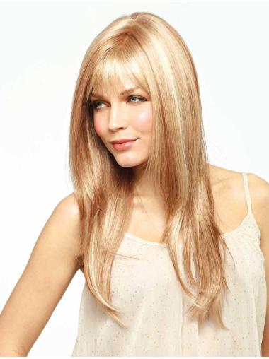 Long Straight Synthetic Wigs Lace Front Straight Great Blonde Long Wigs