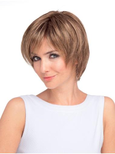Short Layered Hair Wigs Monofilament Layered Short 9 Inches Fashionable Short Wigs