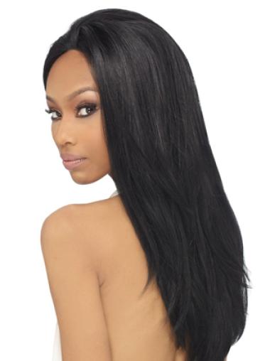 Long Human Hair Wigs Style Remy Human Hair Long Yaki African American Wigs