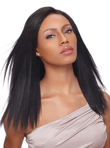 Long Wigs Human Hair Fashion Remy Human Hair Long Yaki African American Wigs