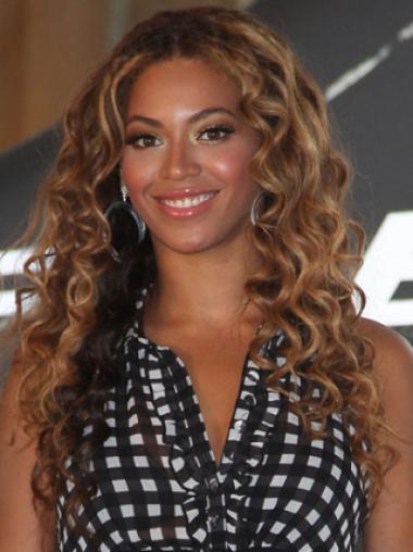 Long Blonde Wigs Human Hair Full Lace Remy Human Hair Amazing Beyonce Inspired Curly Wig