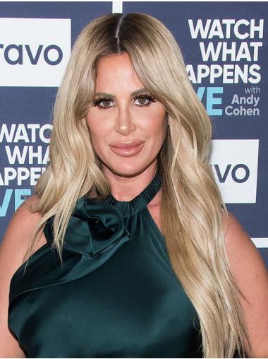 Wavy Synthetic Wig Long Capless Without Bangs Synthetic Kim Zolciak Wigs