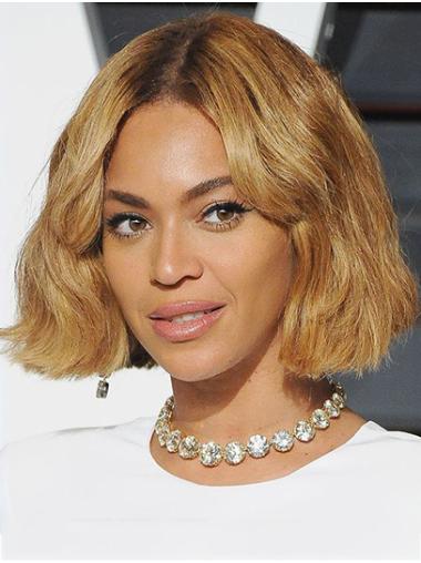Remy Bob Wigs Chin Length Natural Straight Lace Front 12" Synthetic Beyonce Wigs