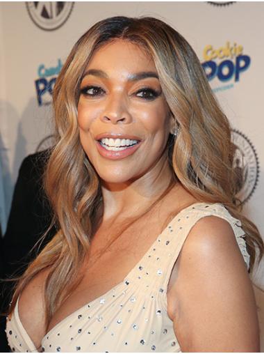 Synthetic Without Bangs Wigs Long Top Wavy Lace Front 16" Synthetic Wendy Williams Wigs