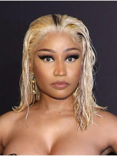 Shoulder Length Synthetic Wigs Synthetic Lace Front Without Bangs Shoulder Length 14" Ombre/2 Tone Best Nicki Minaj Wigs
