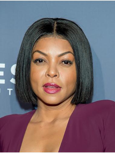 Remy Bob Wigs Gorgeous Straight 12" Lace Front Black Synthetic Taraji P. Henson Wigs