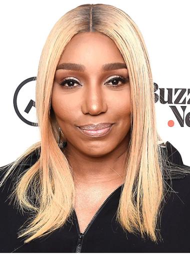 Long Straight Hair Wigs Synthetic Lace Front Long Without Bangs Trendy 16" Nene Leakes Wigs