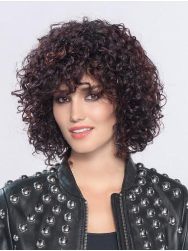 Short Curly Bob Wigs Curly Brown Synthetic Bobs Buy Lace Front Wigs