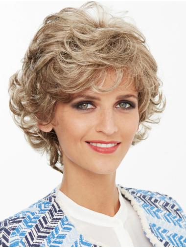 Short Wavy Synthetic Wigs Wavy Synthetic With Bangs Capless Latest Short Wigs
