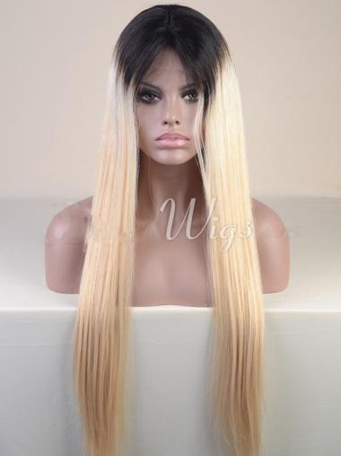 Long White Human Hair Wig Long Full Lace African American Wigs For Sale Online