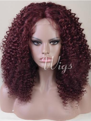 Human Hair Long Wigs With Bangs High Quality 14 Inches Indian Remy Hair Long African American Wigs