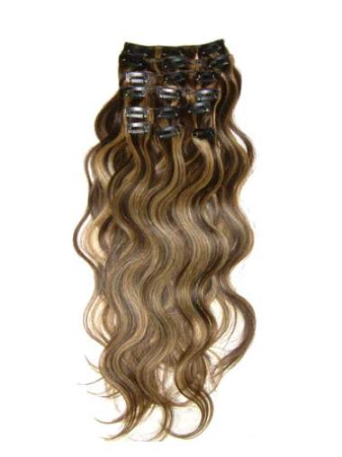 Remy Human Hair Wavy Beautiful Clip On Hair Toppers