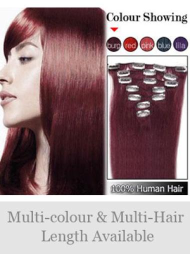 Fabulous Straight Clip In Human Hairpieces For Woman