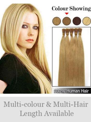 Blonde Straight Hair Extensions For Short Thin Hair