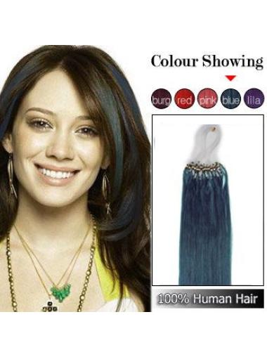 Black Remy Human Hair Soft Micro Loop Ring Hair Extensions