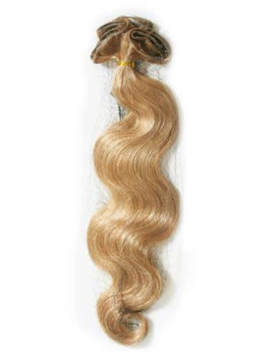 Affordable Wavy Blonde Real Hair Extensions For Short Hair