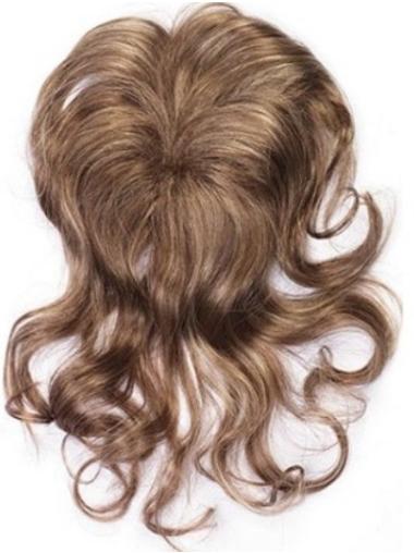 Wavy Hairstyles Brown Synthetic Clip On Wigs For African Women