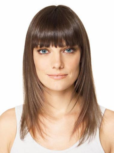 Long Straight Brown Convenient Hair Extension For Long Hair