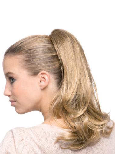 Blonde Wavy Synthetic Exquisite Ponytails