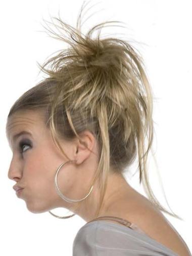 Blonde Synthetic Fashionable Wraps / Buns