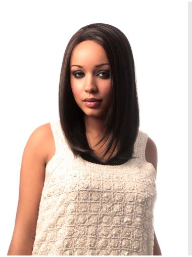 Long Yaki Synthetic Wigs Gorgeous Without Bangs Long 12 Inches Synthetic Wigs