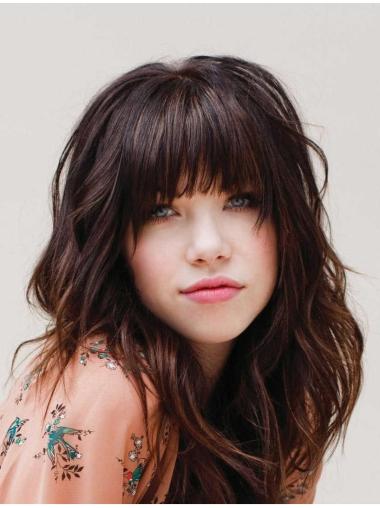 Long Wavy Best Wigs Brown Natural Carly Rae Jepsen Long Wigs For Sale