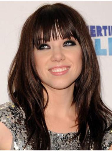 Long Straight Hair Wigs Brown Designed Carly Rae Jepsen Long Capless Wigs