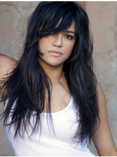 Long Straight Wig Celebrity With Best Wigs With Bangs Straight Long Synthetic Discount Michelle Rodriguez