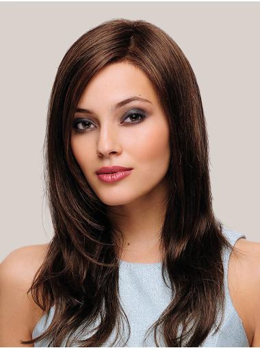 Long Straight Wig Best Brown Monofilament Without Bangs Long Long Wigs For Sale