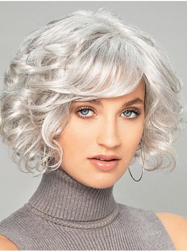Short Curly Wigs Bobs Chin Length Curly Capless 10" Synthetic Great Bob Wigs