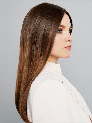 Long Layered Wigs 20" Straight Ombre/2 Tone Monofilament Layered Ladies Long Wigs