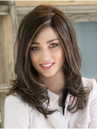 Long Hair Wigs Human Hair Long 100% Hand-Tied Remy Human Hair Curly Brown Popular Lace Wigs