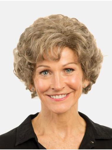 Short Curly Wigs Bobs Monofilament Synthetic Amazing Women Wigs