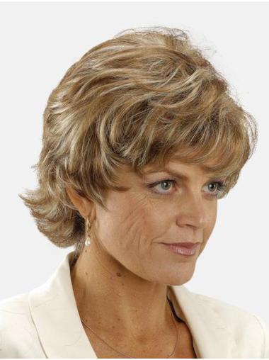 Short Straight Hair Wigs Short Blonde Boycuts 8" Monofilament Straight Synthetic Wigs Online