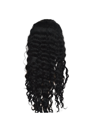 Black Wavy Full Lace Remy Hair Wigs