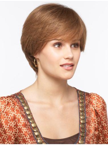 Short Straight Wig Short Monofilament 8 Inches Modern Synthetic Wigs