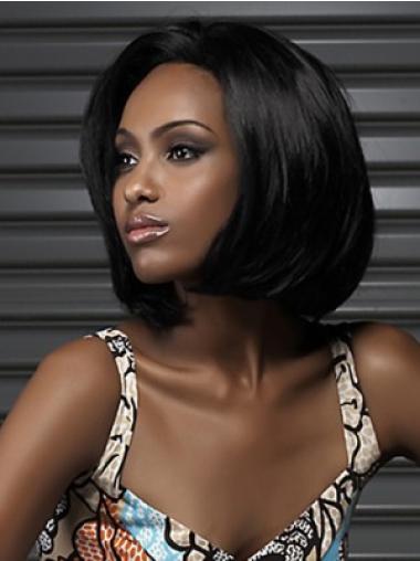 Short Bob Wigs Hairstyles Straight Bobs Chin Length Best Synthetic Wigs For Black Women