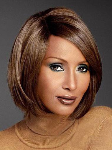 Synthetic Bob Wigs Lace Front Auburn Synthetic Suitable Iman Hair Wigs