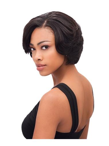 Straight Short Synthetic Wigs Stylish Straight Brown Synthetic Capless Short Wigs