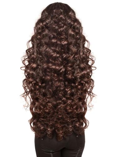 Long Curly Wig 26 Inches Long Capless With Bangs Fabulous Designer Synthetic Wigs