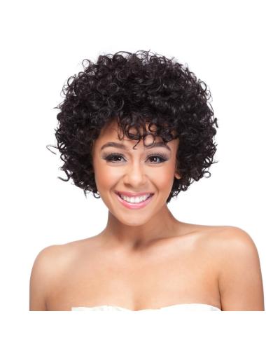 Short Curly Wigs Hair New Curly Short Curly American African Wigs Synthetic