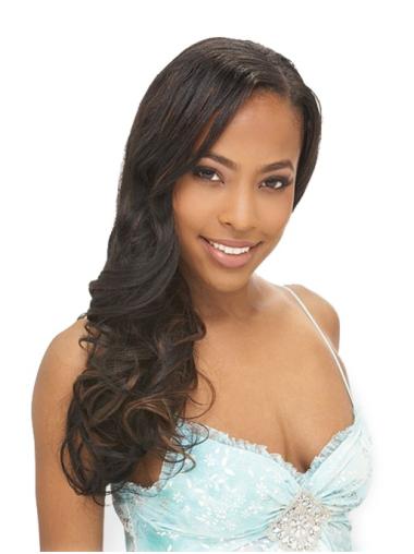 Long Wavy Synthetic Wigs Soft Capless Without Bangs Wavy Long Synthetic Wigs