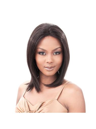 Shoulder Length Wigs Curly Human Hair Wigs Hairstyles Shoulder Length Straight Without Bangs Black Human Lace Front Wigs