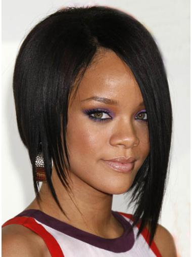 Short Bob Wig Capless Bobs Chin Length Suitable Rihanna Celebrity Wigs For Sale