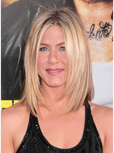 Medium Layered Wigs Lace Front Layered Shoulder Length 13 Inches Synthetic Wigs Jennifer Aniston Style