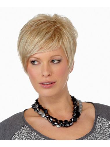Synthetic Wig Good Perfect Capless Blonde Short Wigs To Order Online