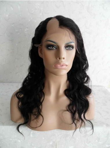 Long Gray Human Hair Wigs Black Wavy Long Amazing U Part Wigs Human Hair